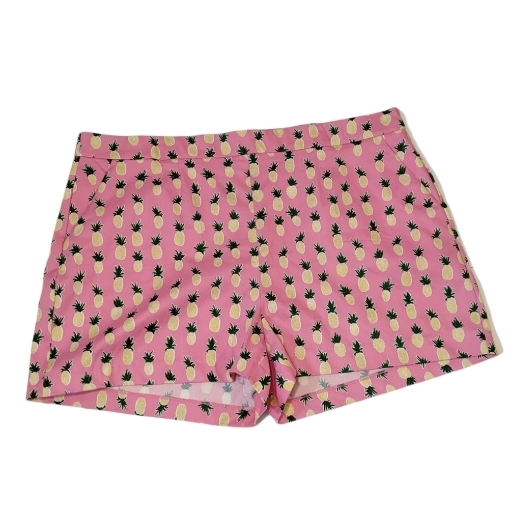 Mark. Pineapple print pink booty shorts sz 22W